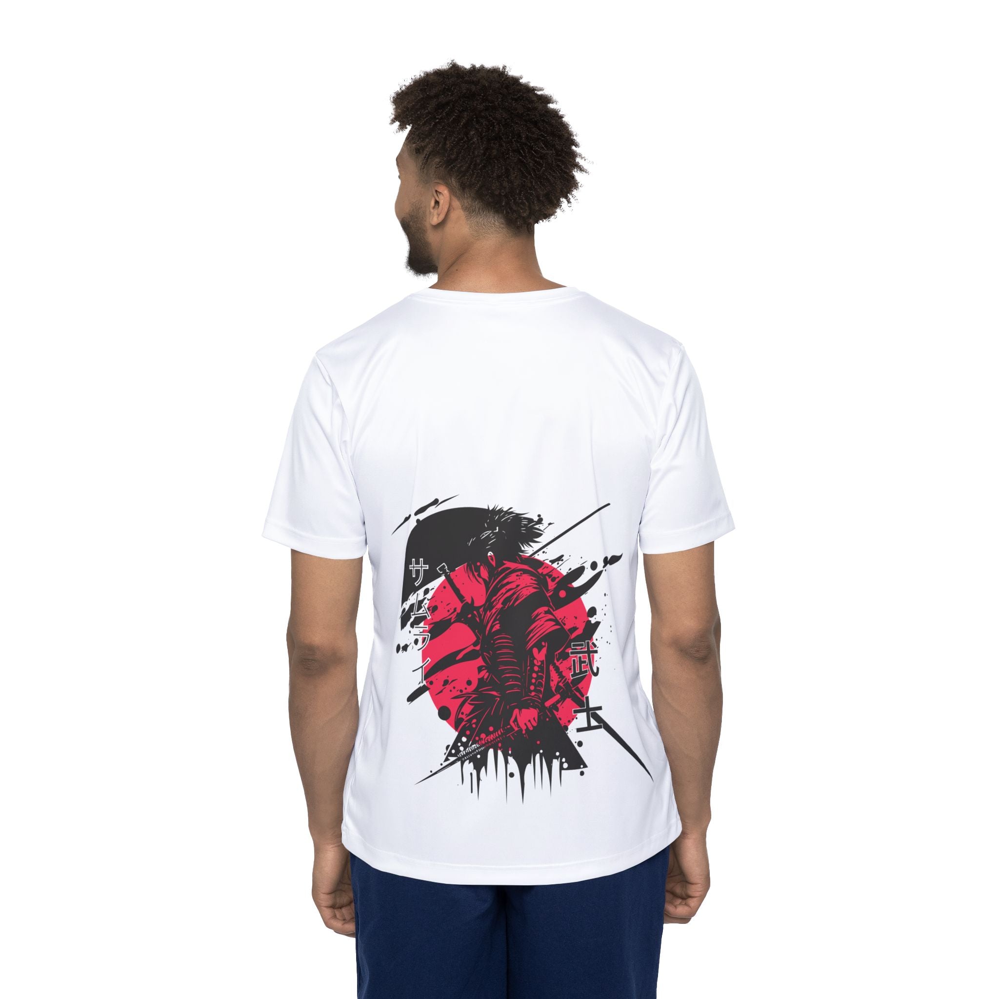 Men's Jersey — Samurai Sunset Graphic Sports Tee