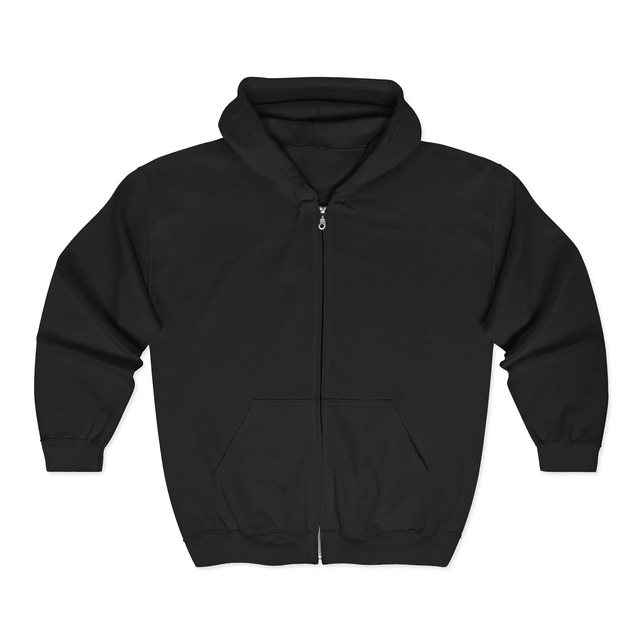 Stray and Shine Zip Hoodie — Streetwear Gothic Graphic Full-Zip Sweatshirt